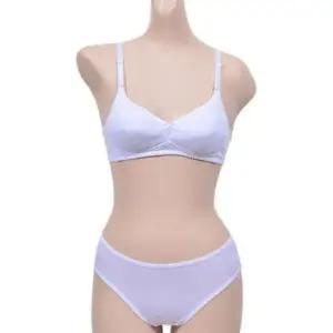 (글로리)순백의 매쉬 패턴 주니어 2단계 AA컵 브라팬티세트 브