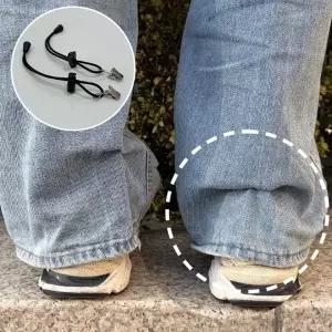 (색상 블랙(2P))바지단 줄이기 바지밑단클립 셀프 기장 옷수선 길이 조절 스트랩 집게 밑단 고정 끌림 방지