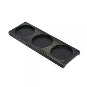 [JED] 3구 양념통 나무목판 소스 받침대