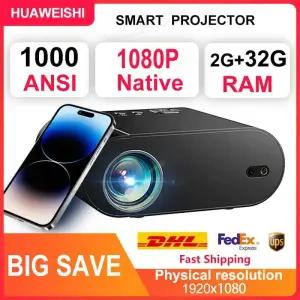 빔프로젝터 2025 화웨이 L007 4K 1000ANSI 네이티브 1080P 프로젝터 자동 초점 키스톤 보정 BT52 안드로이