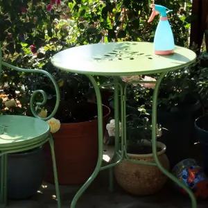 카페 야외테이블 빈티지 발코니 폴딩 정원 접이식 원목 펜션 야외 세트 벤