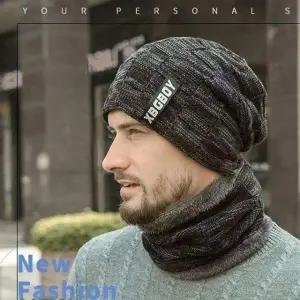 CAP 세트 알파벳 비니 기모 넥워머 넥워머세트