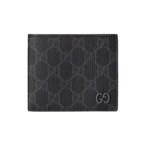 [GUCCI] 26SS GG 슈프림 투톤 반지갑 그레이/블랙 768243 FACQC 1048