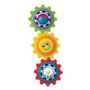 원형 납짝 회전기어 돌아기 장난감 7개월 신생아선물 감각발달 유아