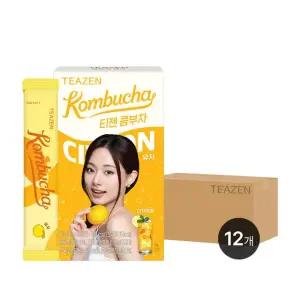 티젠 콤부차 유자 10스틱X12박스(1카톤)