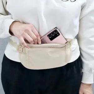 WL 소매치기 도난 방지 해외 여행용 파우치 가방