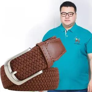 WL 남성 빅사이즈 케쥬얼 벨트 스판 꽈베기 허리띠 정장 패션