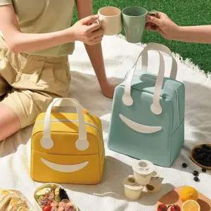 WL 캠핑 피크닉 직장인 보온 보냉 도시락 가방 파우치