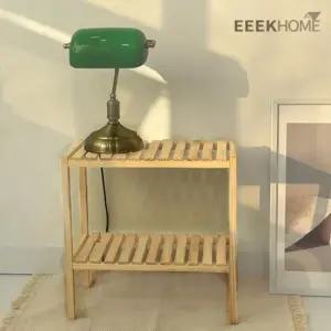 다용도선반 이크홈 원목 수납선반 2단 500