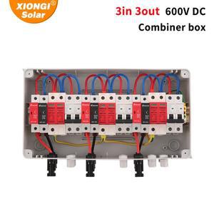 태양 광 발전 PV 결합기 상자 3-3-600V 문자열 IP65 서지 번개 보호 야외 방수