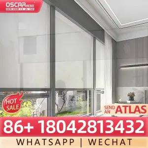 전동커튼 모터식 더블 롤러 제브라 배터리 구동 자동 블라인드 창문용 전동 셰이드 롤링