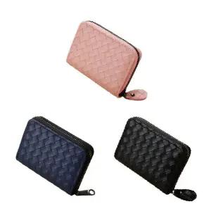 WL (별별창고)G 격자 지퍼 반지갑 여성 여자 지갑