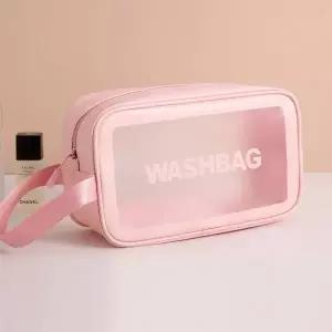 WL 여행용 방수 반투명 세면가방(중) 3종컬러