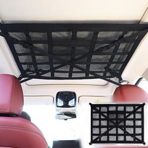 [호환품]차량 루프 강력 수납망 수납 가방 러기지 네트 대용량 공간 절약형 천장 정리함