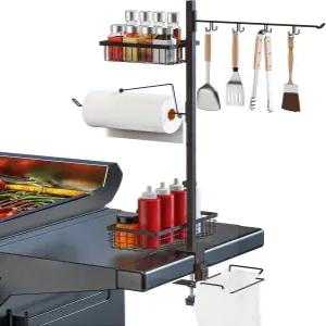 블랙스톤용 고코맥스 5-in-1 그리들 캐디 - 캠핑 야외 주방 조리 도구 및 액세서리용 그릴 정리함 아버지의