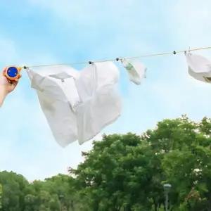 ( )간이 빨래줄 휴대용 양말 차박 건조줄 캠핑 빨랫줄 원룸_24922199