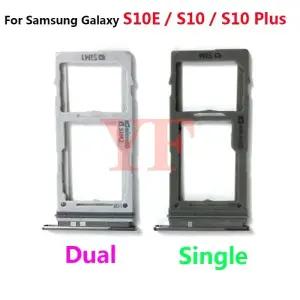 유심트레이 유심 보관 케이스 삼성 갤럭시 S10E S10 플러스 SIM 카드 트레이 슬롯 홀더 어댑터 소켓 수리