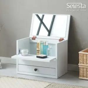 [무료배송] 큐티 덮개거울 미니화장대 일반형