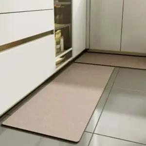 빨아쓰는소프트규조토발매트2종세트(브라운) 주방매트