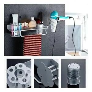 ( )헤어 드라이기 거치대 걸이 욕실 선반 D E F형 기거 HAIR DRYER RACK