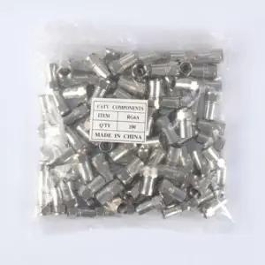 tv케이블부속 TV컨넥타 동축케이블 컨넥터 TV연결 동축TV컨넥터