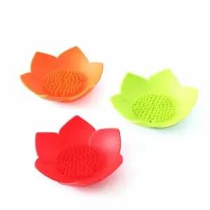 광백 연꽃비누받침1p실리콘비누받침 수세미받침 비누선반 욕실용품