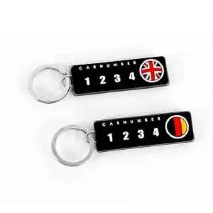 [하프클럽/]차량 자동차 열쇠고리 키링 차번호 카넘버 키홀더