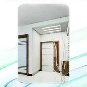 타원형 벽걸이 안전거울 무타공 부착 화장대 욕실거울