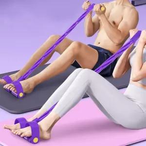 4줄 튜빙 밴드 복근운동 헬스 운동 근력 다이어트 헬