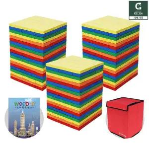 (가베가족)KS1314 EFF436Q6 큰솔 칼라카프라300pcs 예제집 가방