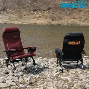 미라클 와이드 접이식 각도 높이 조절 민물낚시의자