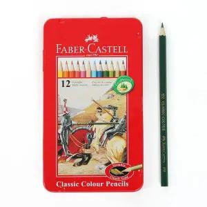 파버카스텔 GCE714S4 12색 색연필 틴케이스 수채 색연필세트 전