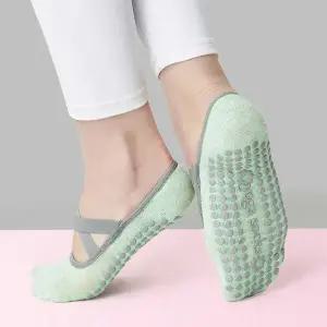 요가용품 기구 필라테스 양말 요가 삭스 논슬립 발 덧신 그린