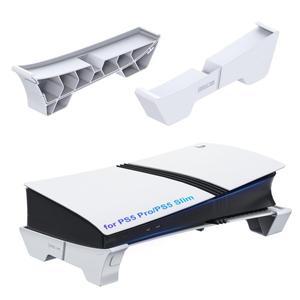 [호환품]PS5 Pro/PS5 Slim 콘솔과 호환되는 수평 스탠드 5 Slim/Pro 디스크 및 디지털 에디션용 베이스 액