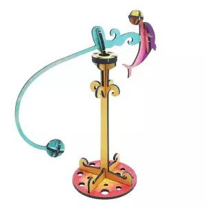 3D입체퍼즐 AAJ916T1 나무퍼즐 돌고래 균형 동물 만들기