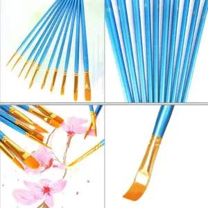 수채화붓 미술 그림그리기 미술 붓 10p세트