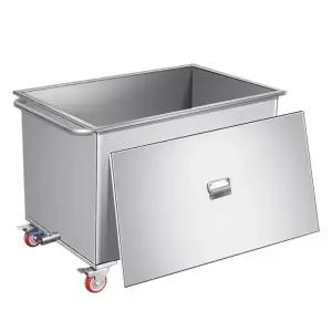 스텐통 대형 이동식 물탱크 육수용 공장 사각