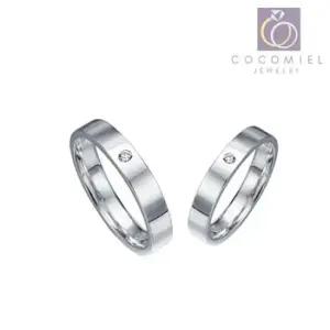 20대커플반지 베닝 은반지 커플링 커플링반지 도금반지 실버 CR-3