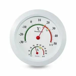 헬로쇼핑 원형 헬스리빙 온습도계 N-160 NM-160 160X160X40mm