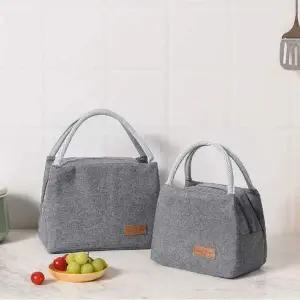 [에이치플러스몰]WL 캠핑 사무실 직장인 피크닉 도시락 런치백 가방 심플