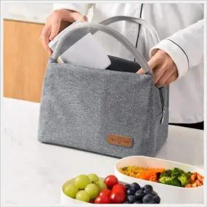 [에이치플러스몰]WL 심플한 휴대용 캠핑 야외 피크닉 도시락 가방 런치백