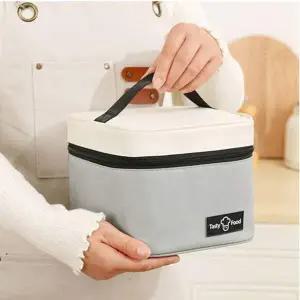 [에이치플러스몰]WL 여행용 보온 보냉 직장인 학생 피크닉 도시락 가방