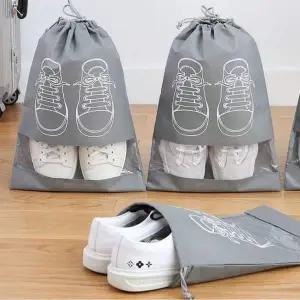 [에이치플러스몰]WL 운동화 투명창 파우치 10p 편리한 방수보관함 방수신발보관