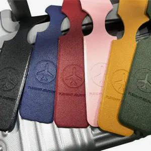 [에이치플러스몰]WL 다양한컬러 가죽 캐리어 네임태그 네임택