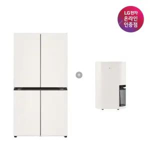 LG 디오스 오브제컬렉션 매직스페이스 냉장고 + LG 휘센 오브제컬렉션 제습기 (T875MEE111 + DQ214MEGA)