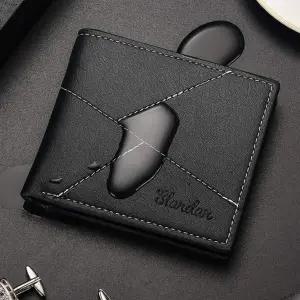 [에이치플러스몰]WL 남성용 학생용 재봉선 빈티지 반지갑