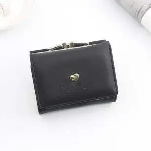 [에이치플러스몰]WL 심플한 파스텔톤 여성 여자 가죽 동전수납 반지갑