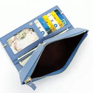 [에이치플러스몰]WL 여성용 여학생 카드 동전 지폐 슬림 가죽 지갑 선물용