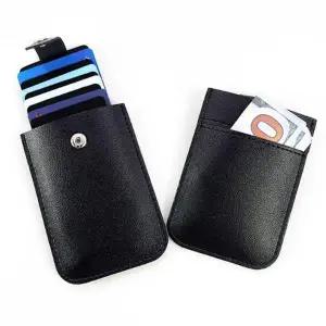 [에이치플러스몰]WL 명함지갑 미니 팝업 카드 경량 지갑 홀더 슬라이드형