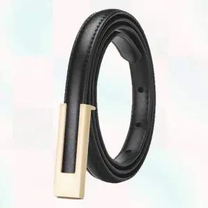 [에이치플러스몰]WL 여성벨트 가죽벨트 정장 청바지 허리띠 슬림 얇은